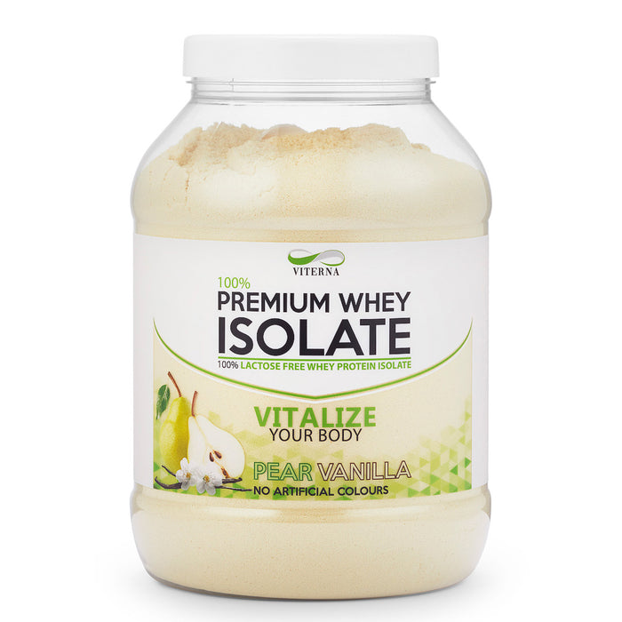 Viterna 100% Premium Whey Isolate, 900g - Vanilla/Pear