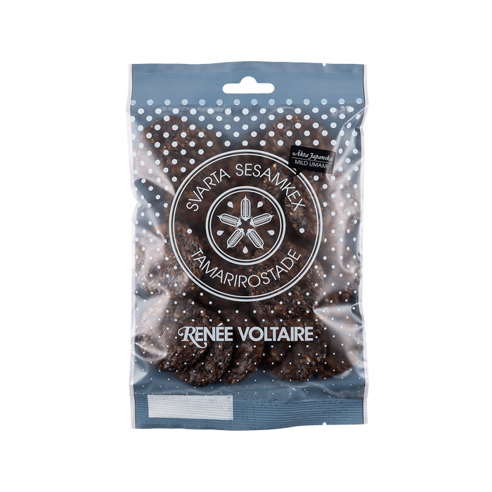 Renee Voltaire Svarta Sesamkex – Tamarirostade 75 g