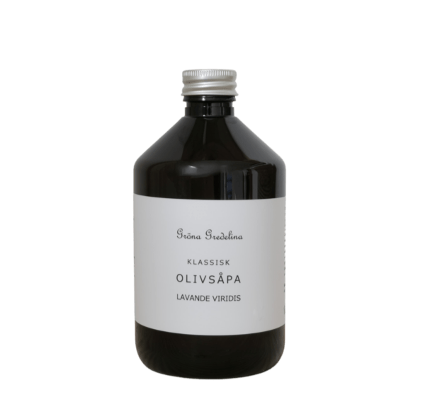 Gröna Gredelina Ekologisk Såpa Oliv Lavendel 500 ml