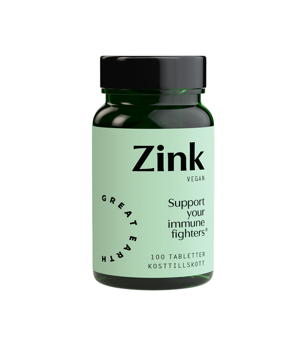 Great Earth Zink 25 mg tablett 100 tabletter