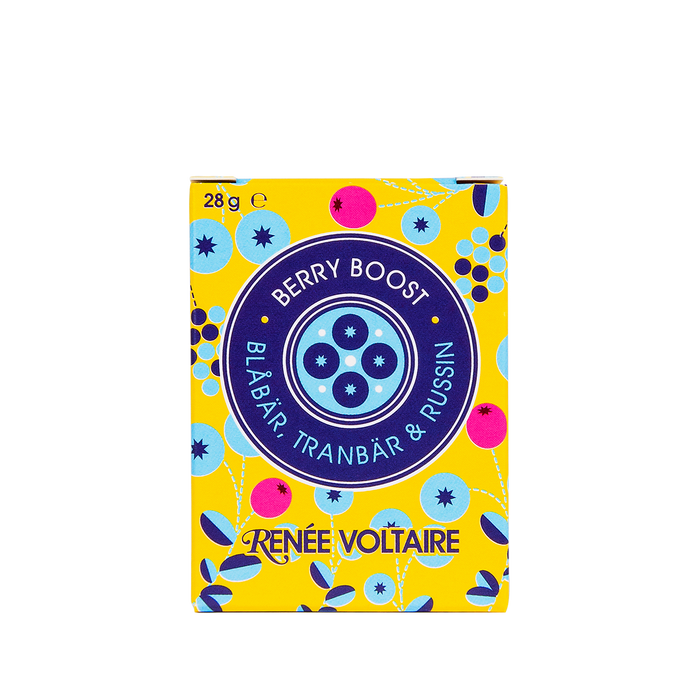 Renee Voltaire Berry Boost – Blåbär, Tranbär & Russin (6-Pack) 6 x 28 g - 168 g