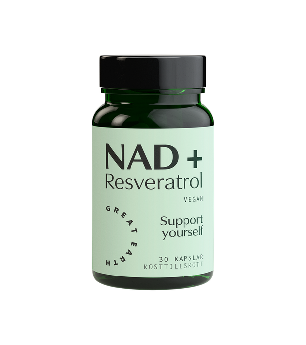Great Earth NAD+ Resveratrol 30 kapslar