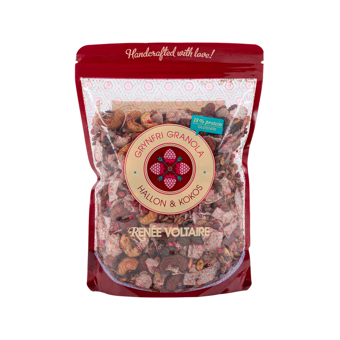 Renee Voltaire Grynfri Granola – Hallon & Kokos 375 g