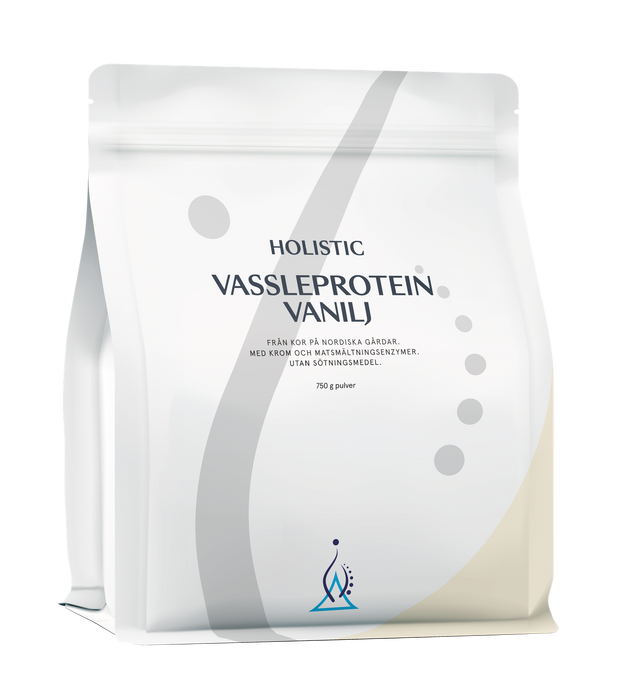 Holistic Vassleprotein vanilj 750 g