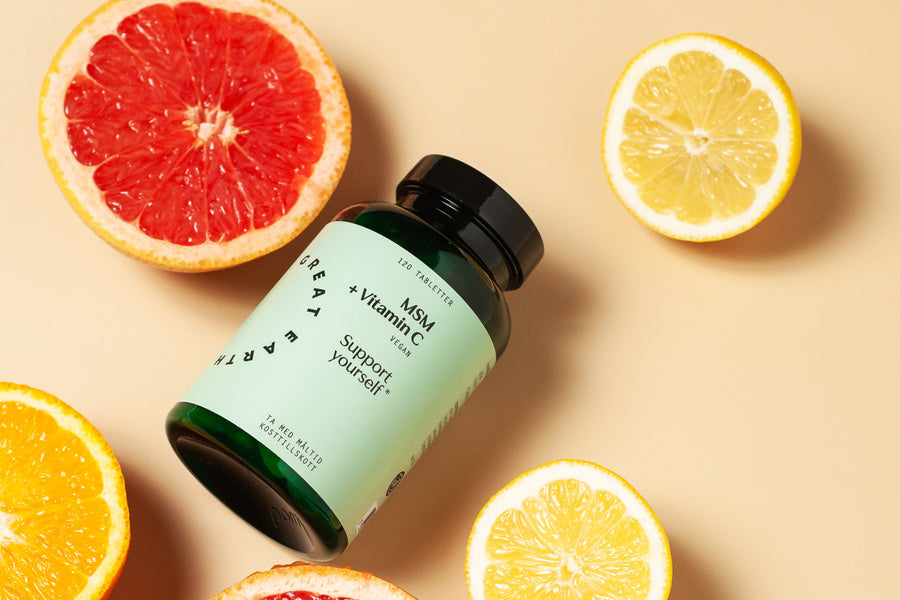 Great Earth MSM+Vitamin C 120 tabletter