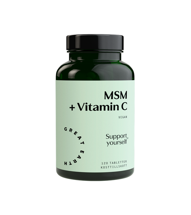 Great Earth MSM+Vitamin C 120 tabletter