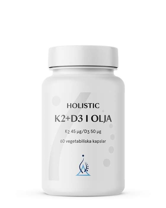 Holistic K2+D3 i olja 60 kapslar