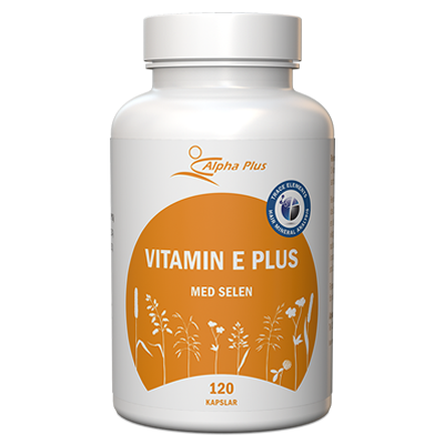 Alpha-plus Vitamin E Plus 120 kapslar