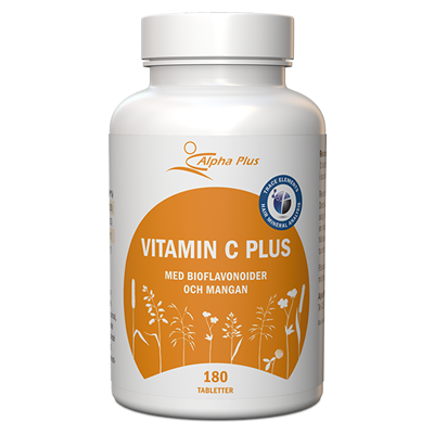 Alpha-plus Vitamin C Plus 180 tabletter