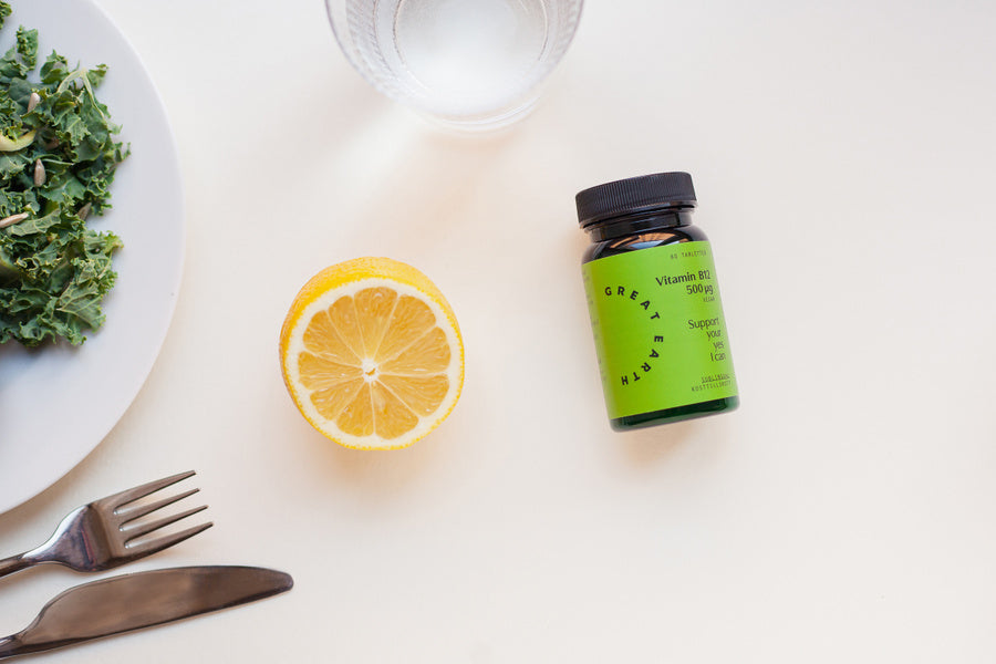 Great Earth Vitamin B-12 500 mcg 60 tabletter