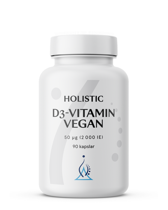 Holistic D3-vitamin vegan 2000 90 kapslar