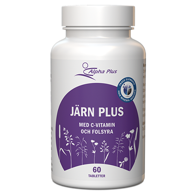 Alpha-plus Järn Plus 60 tabletter