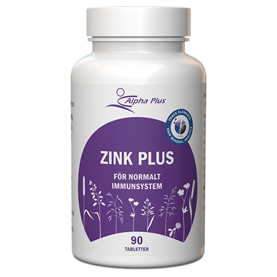 Alpha-plus Zink Plus 90 tabletter