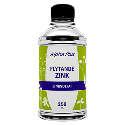 Alpha-plus Flytande Zink 250 ml