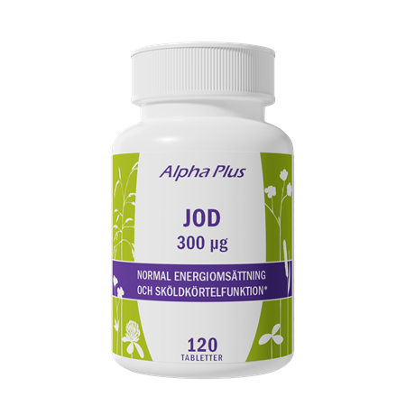 Alpha-plus Jod 300 µg 120 tabletter