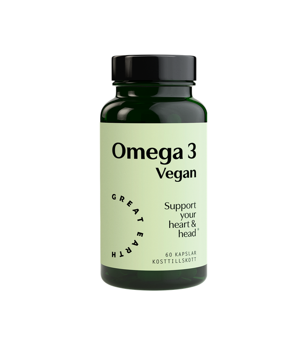 Great Earth Omega 3 Vegan 60 kapslar