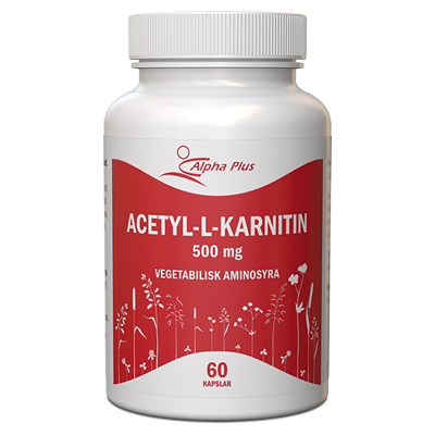 Alpha-plus Acetyl-L-karnitin 60 kapslar