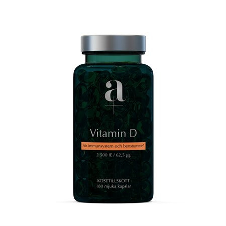 Alpha-plus A+ Vitamin D 2500 IE 180 mjuka kapslar