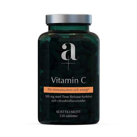 Alpha-plus A+ Vitamin C 500mg Time Release 120 tabletter