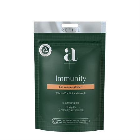 Alpha-plus A+ Immunity 60 kapslar Refillpåse