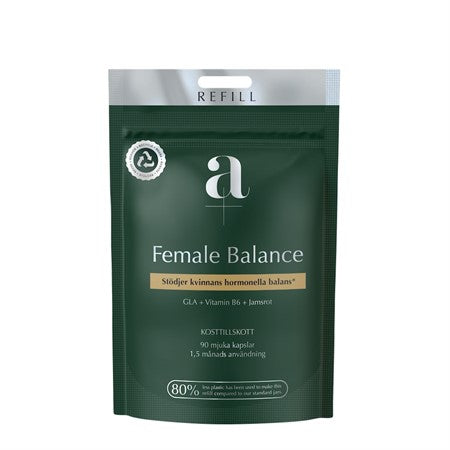 Alpha-plus A+ Female Balance 90 mjuka kapslar Refillpåse