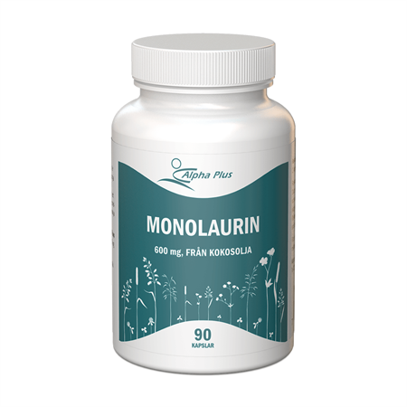 Alpha-plus Monolaurin 600 mg 90 kapslar