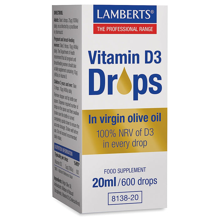 Lamberts D3 Droppar 20 ml