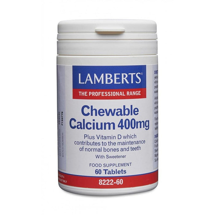 Lamberts Kalcium 400 mg 60 tuggtabletter