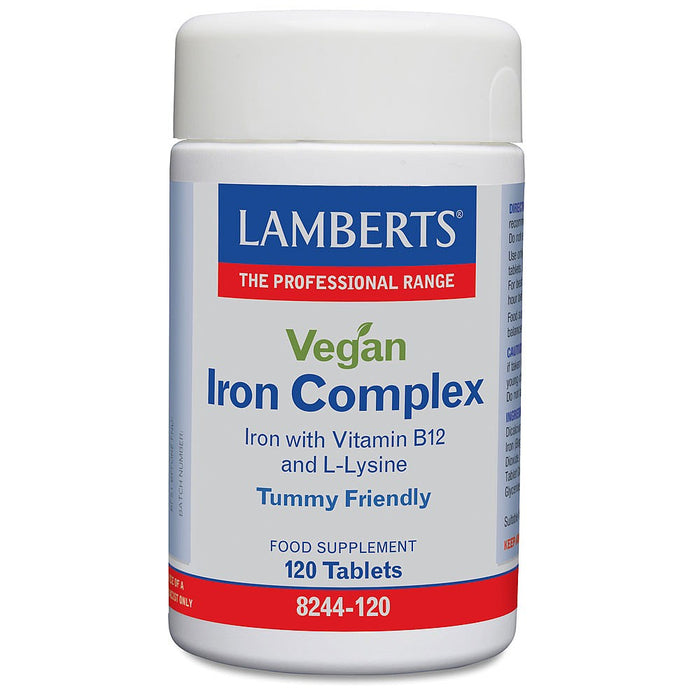 Lamberts Järn Vegankomp 20 mg 120 tabletter