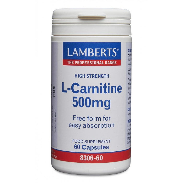 Lamberts L-Karnitin 500 mg 60 kapslar