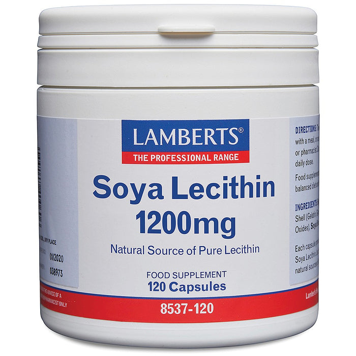 Lamberts Lecitin (soja) 1200 mg 120 kapslar