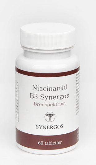 Egenvårdspoolen B3 Niacinamid Synergos 60 tabletter