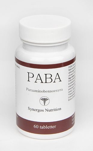 Egenvårdspoolen PABA Synergos 60 tabletter