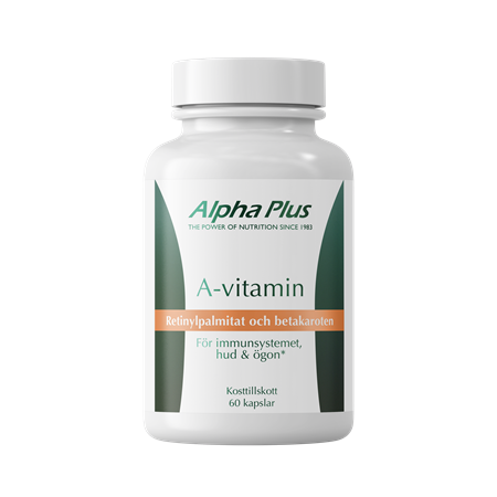 Alpha-plus A-vitamin 60 kapslar