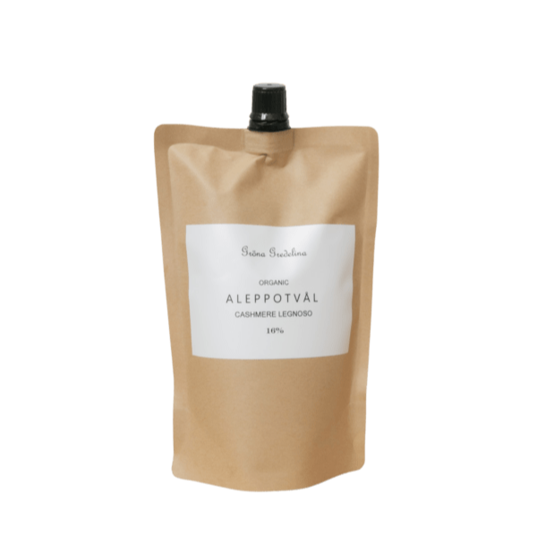 Gröna Gredelina Aleppotvål Cashmere Legnoso Refill 350 ml