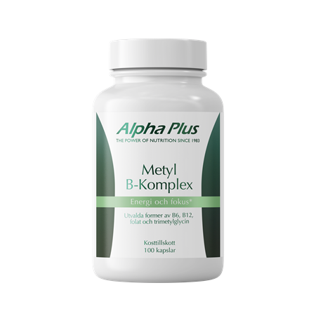 Alpha-plus Metyl B-komplex 100 kapslar