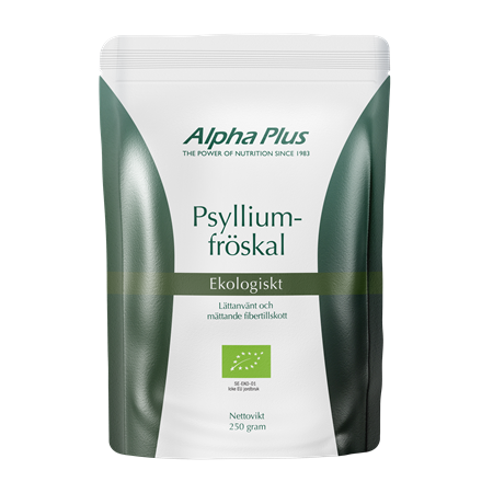 Alpha-plus Psylliumfröskal EKO 250 g