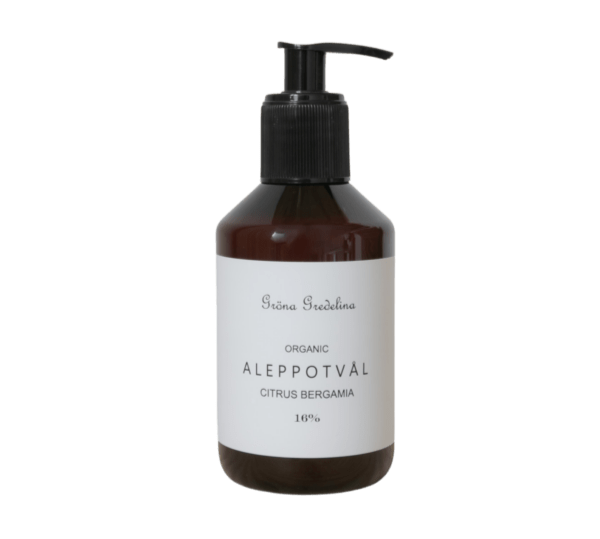 Gröna Gredelina Aleppotvål Citrus 250 ml