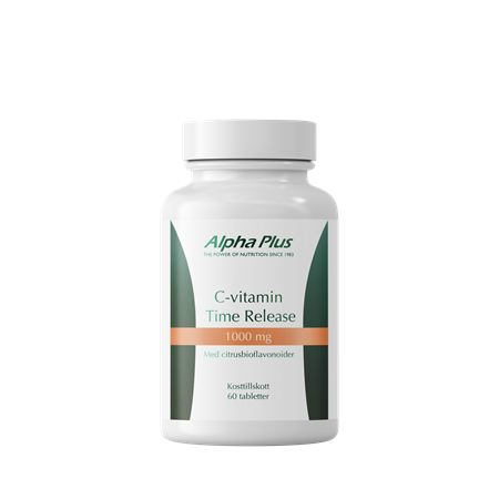 Alpha-plus C-vitamin Time Release 1000 mg 60 tabletter