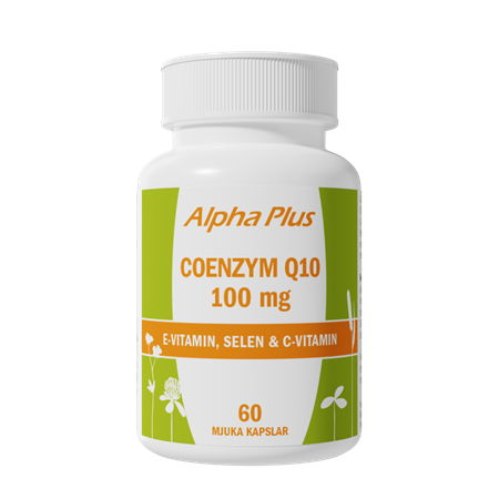 Alpha-plus Coenzym Q10 100mg 60 mjuka kapslar
