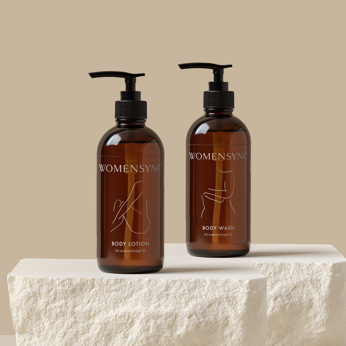 Womensync Body Lotion & Body Wash Paket 250 ml x 2