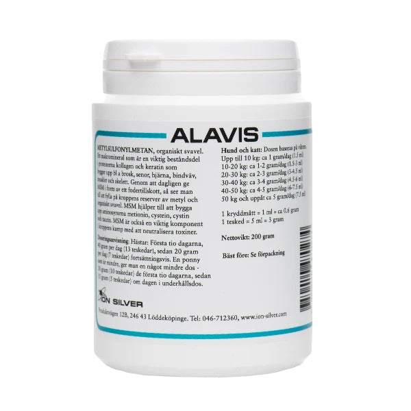 Ion silver MSM Alavis