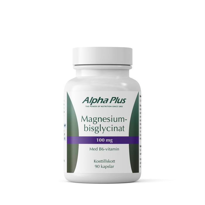 Alpha Plus Magnesiumbisglycinat 100mg 90 kap