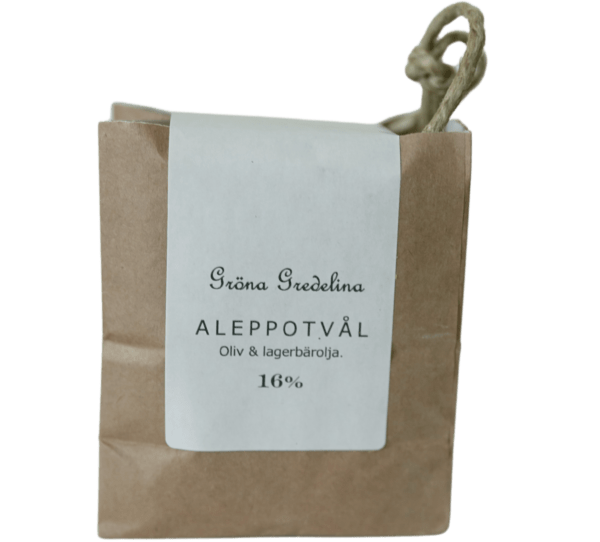 Gröna Gredelina Aleppotvål 16% 200 g