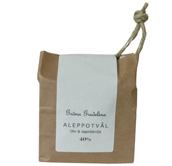 Gröna Gredelina Aleppotvål 40% 200 g