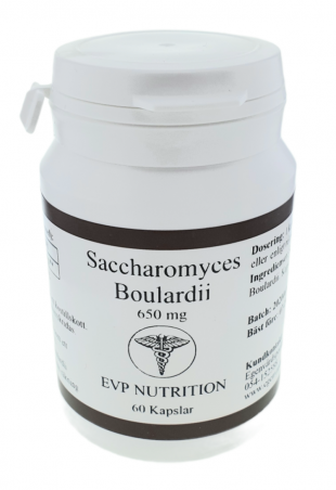 Egenvårdspoolen Saccharomyces 650mg 60 kapslar