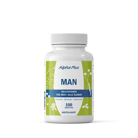 Alpha-plus Man 100 tabletter