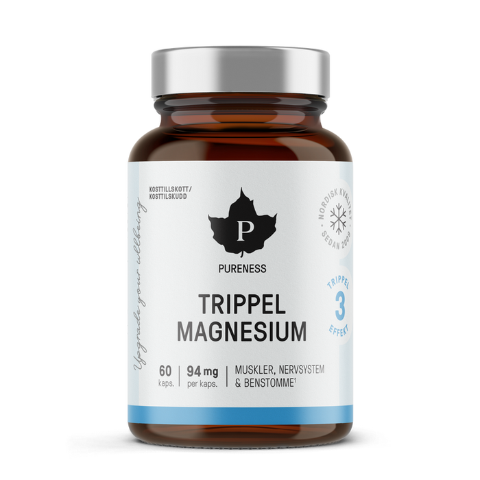 Pureness Trippel Magnesium - 60 kapslar