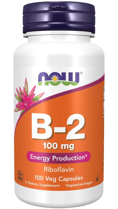 Now Foods Vitamin B-2 100 mg 100 kapslar