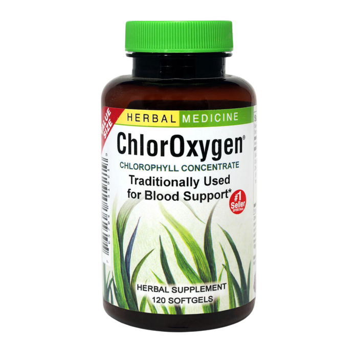 Herbs Etc ChlorOxygen® Chlorophyll Concentrate 120 Softgels